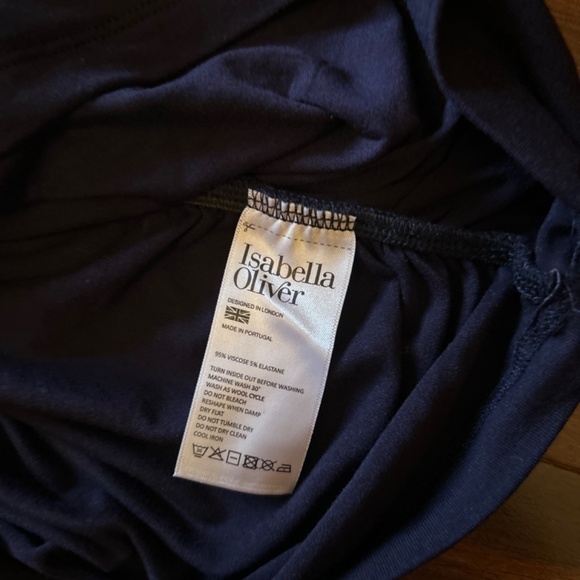 ISABELLA OLIVER Maternity Ruched Dress size 1 or US 4 - Picture 5 of 7